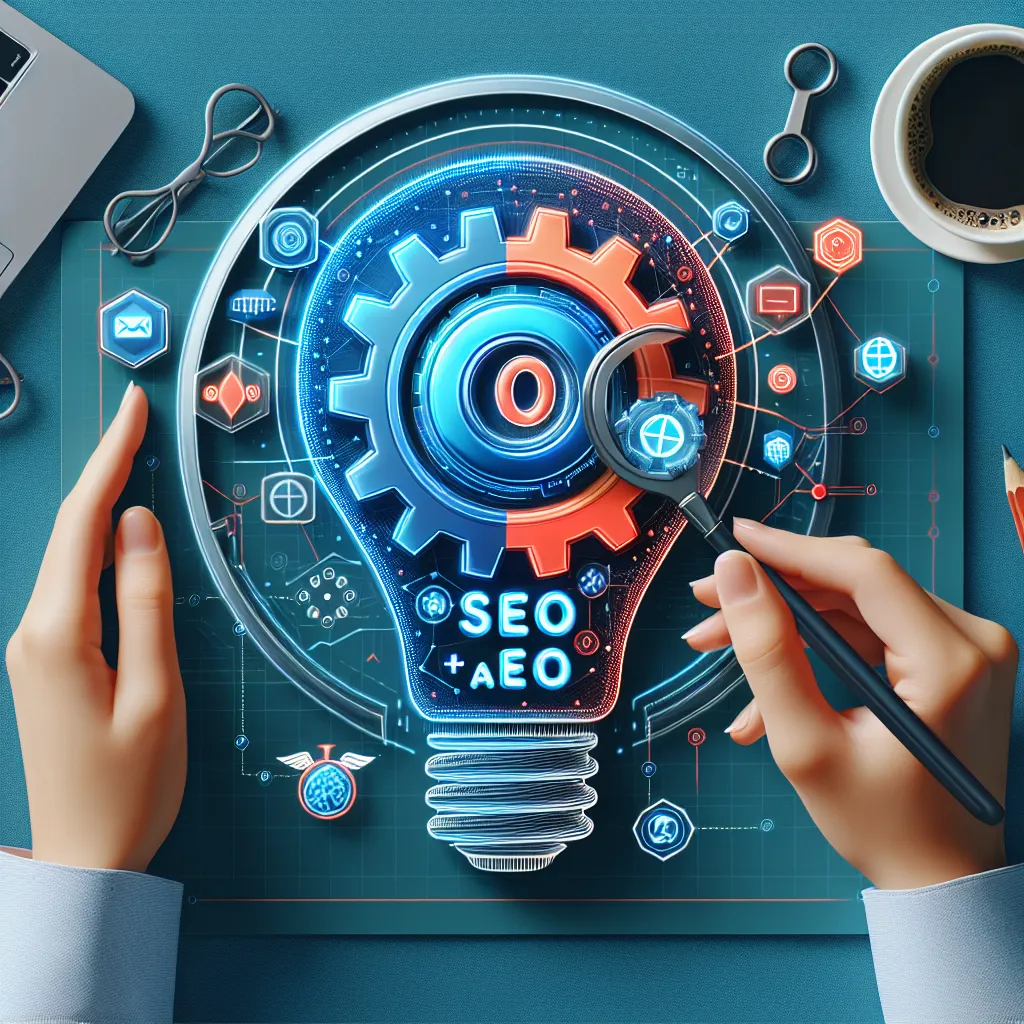 קידום אתרים היברידי SEO + AEO