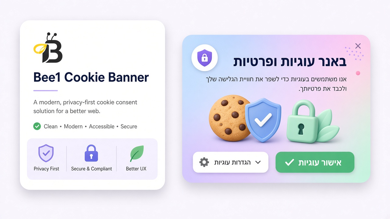 post ti Bee1 באנר עוגיות ופרטיות Bee1 באנר עוגיות ופרטיות