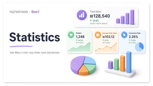 תוסף וורדפרס לסטטיסטיקות חנות – Bee1 Statistics | Bee1